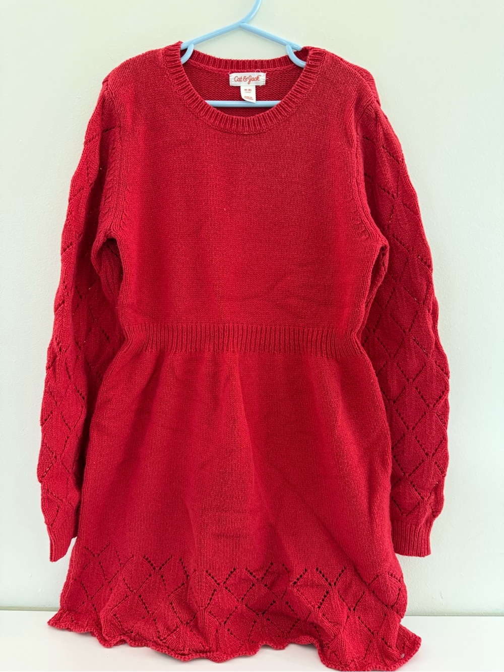 Red Girls Knit Sweater Dress - Cat & Jack